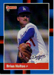1988 Donruss Baseball Cards    402     Brian Holton